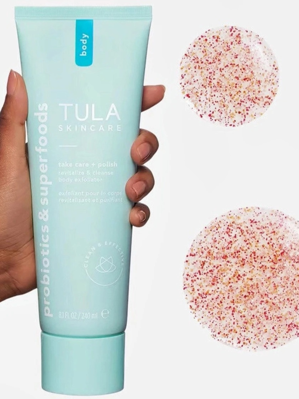 TULA Skincare Take Care + Polish Revitalizing & Cleanse Body Exfoliator